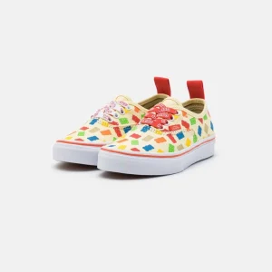 Vans AUTHENTIC ELASTIC LACE UNISEX – Sneaker Low – White/red 10