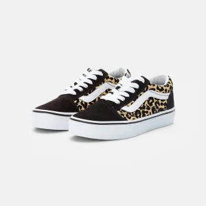 Vans OLD SKOOL UNISEX – Sneaker Low – Flocked Leopard/black/true White 10