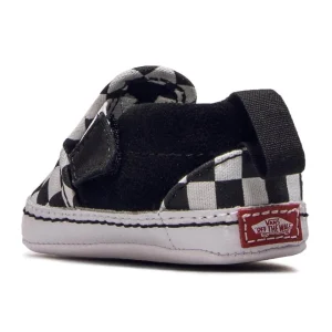 Vans Baby Slip On V Crib Black White Checkerboard 14