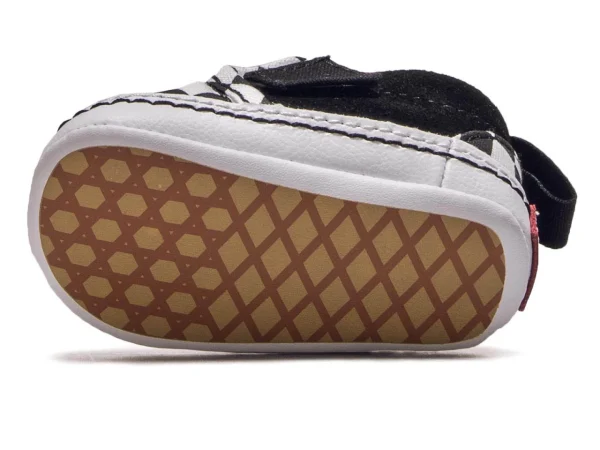 Vans Baby Slip On V Crib Black White Checkerboard 6