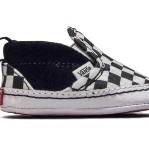 Vans Baby Slip On V Crib Black White Checkerboard 18