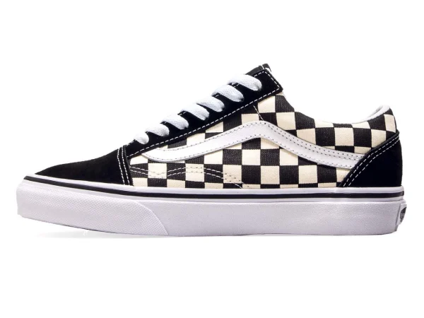 Vans Old Skool Primary Check Black White 5