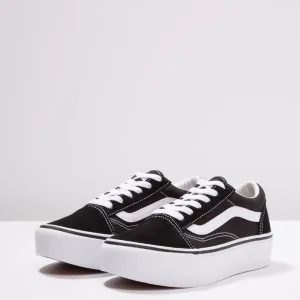 Vans OLD SKOOL PLATFORM – Sneaker Low – Black/true White 14