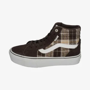 Vans FILMORE HI PLATFORM PLAID – Sneaker High – Plaid Mix Brown White 18