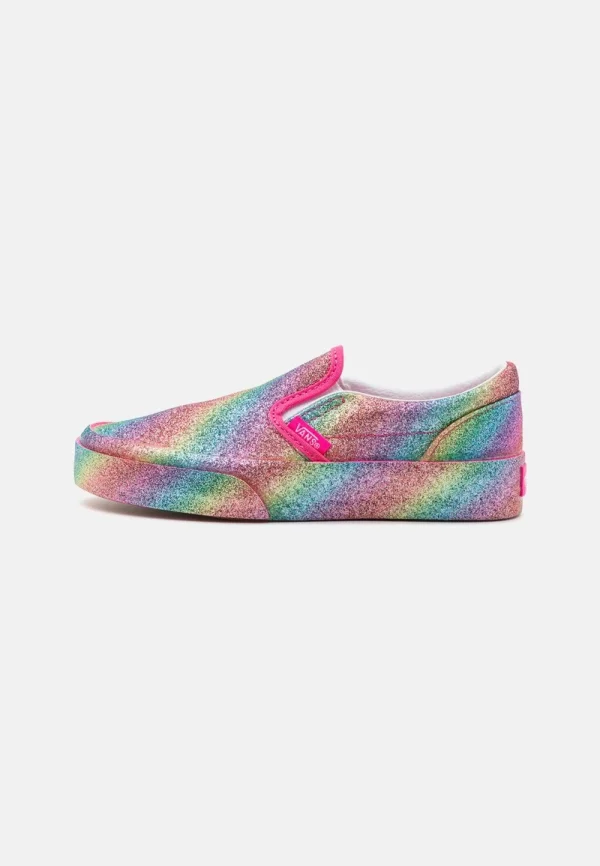 Vans CLASSIC SLIP-ON UNISEX – Sneaker Low – Glitter Rainglow Rainbow 1