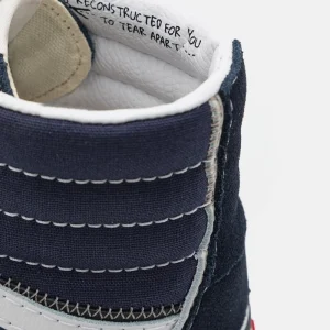 Vans SK8 HI RECONSTRUCT UNISEX – Sneaker High – Navy/white 18