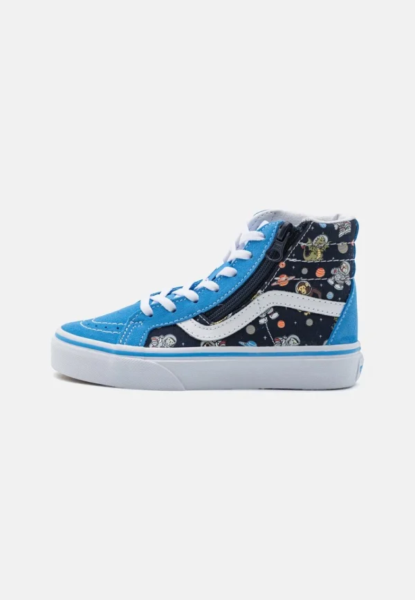 Vans SK8 HI REISSUE SIDE ZIP UNISEX – Sneaker High – Glow Black/blue 1