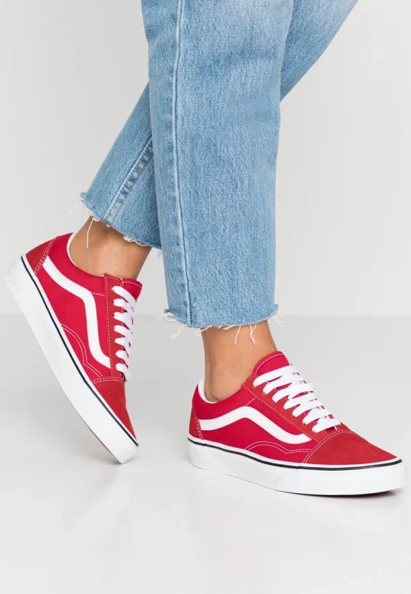 Vans OLD SKOOL – Sneaker Low – Racing Red/true White 1