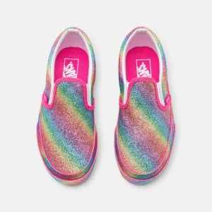 Vans CLASSIC SLIP-ON UNISEX – Sneaker Low – Glitter Rainglow Rainbow 14