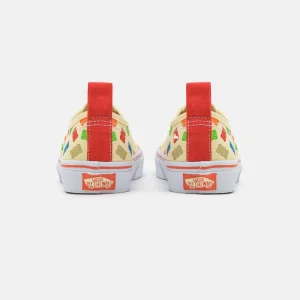 Vans AUTHENTIC ELASTIC LACE UNISEX – Sneaker Low – White/red 12