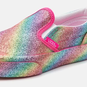 Vans CLASSIC SLIP-ON UNISEX – Sneaker Low – Glitter Rainglow Rainbow 18