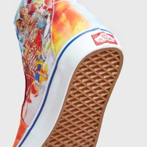 VANS X ONE PIECE SK8-HI UNISEX – Sneaker High – Light Blue/white/multi-coloured 18