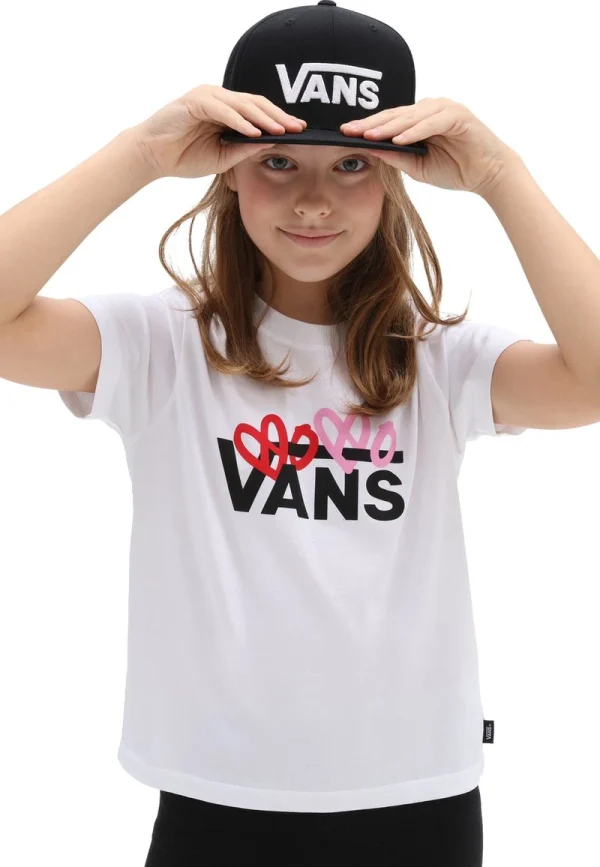 Vans VALENTINES LOGO BOXY – T-Shirt Print – White 6