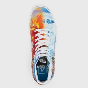 VANS X ONE PIECE SK8-HI UNISEX – Sneaker High – Light Blue/white/multi-coloured 14