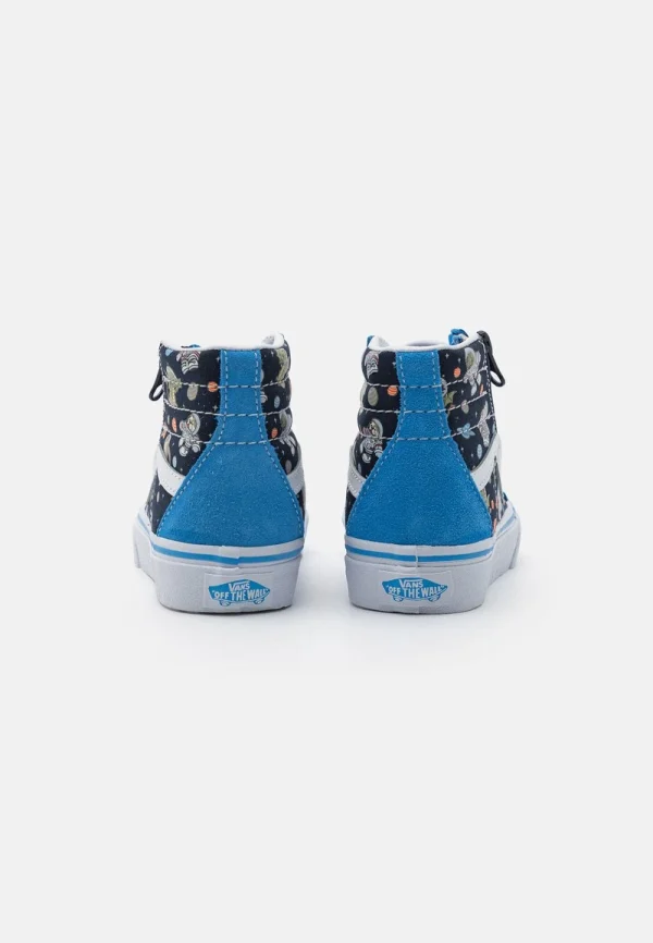 Vans SK8 HI REISSUE SIDE ZIP UNISEX – Sneaker High – Glow Black/blue 4