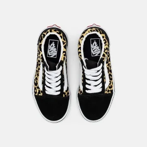 Vans OLD SKOOL UNISEX – Sneaker Low – Flocked Leopard/black/true White 14