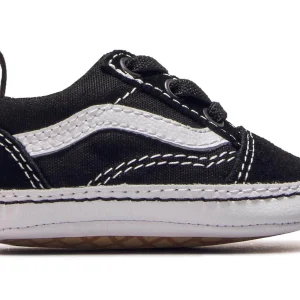 Vans Baby Slip On Old Skool Crib Black White 16