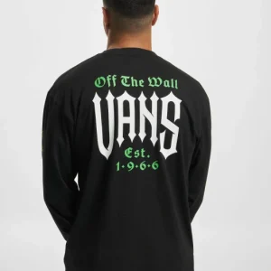 Vans Herren Longsleeve Eyes In The Dark In Schwarz 6