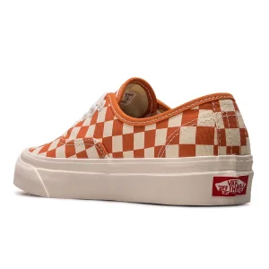 Vans Sneaker – Authentic 44 D Anah Fact Checkerboard- White / Orange 12