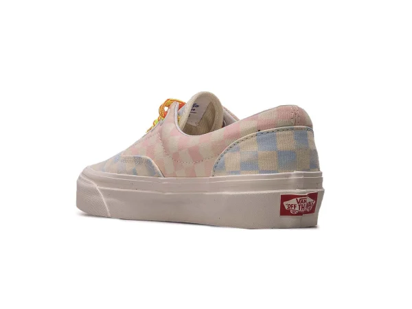 Vans Sneaker – Era 95 DX Anaheim OgWash Checkerboard – Pink / Blue / White 4