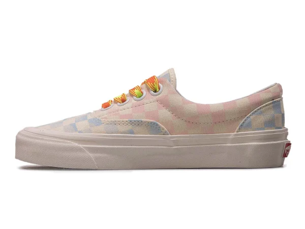 Vans Sneaker – Era 95 DX Anaheim OgWash Checkerboard – Pink / Blue / White 5