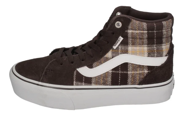 Vans Sneaker High FILMORE HI PLATFORM PLAID In Braun 3