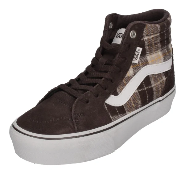 Vans Sneaker High FILMORE HI PLATFORM PLAID In Braun 1