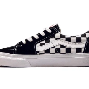 Vans Sneaker SK8-Low Canvas Suede Black Checkerboard 14