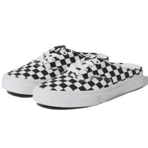 Vans Authentic Mule Schlappe (Checkerboard) Black/True White Damen, Herren 11