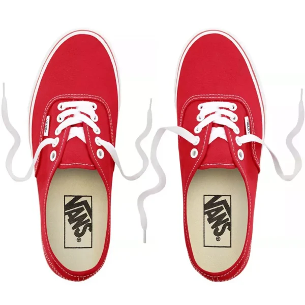 Vans Authentic Skateschuhe Red Damen, Herren 3