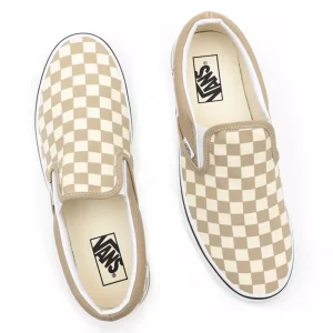 Vans Classic Slip-On Sneaker (Checkerboard) Incense/True White Damen, Herren 15