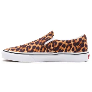 Vans Classic Slip-On Slipper (Leopard) Black/True White Damen, Herren 11