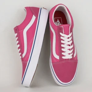 Vans Old Skool Skaterschuhe Carmine Rose/True White Damen 12