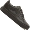 Vans Old Skool Classic Tumble Kunstlederschuhe (Classic Tumble) Black Mono Damen, Herren 26