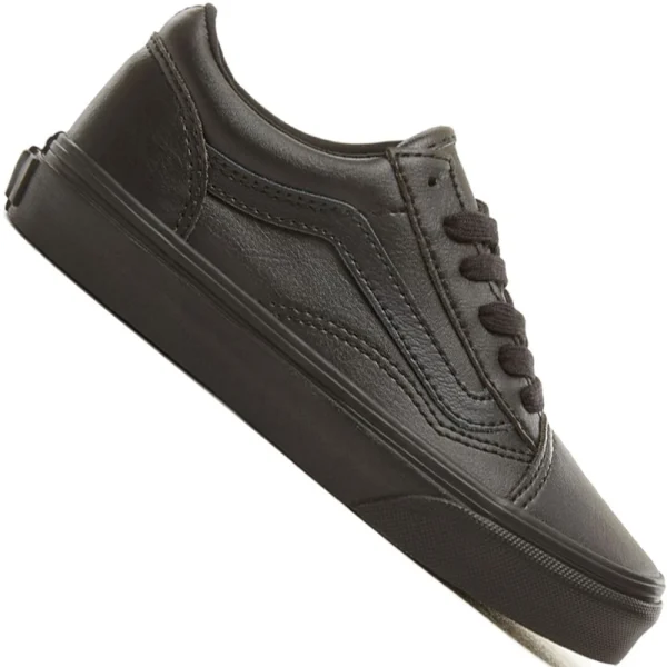 Vans Old Skool Classic Tumble Kunstlederschuhe (Classic Tumble) Black Mono Damen, Herren 1