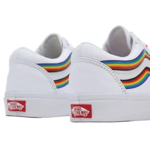 Vans Old Skool Skateschuhe (Pride) White/True White Damen, Herren 16