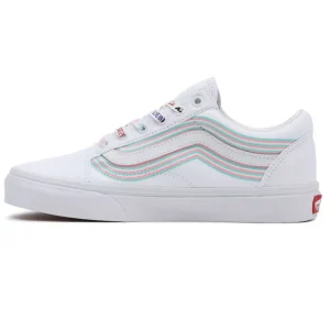 Vans Old Skool Skateschuhe (Pride) White/True White Damen, Herren 20