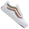 Vans Old Skool Skateschuhe (Pride) White/True White Damen, Herren 29