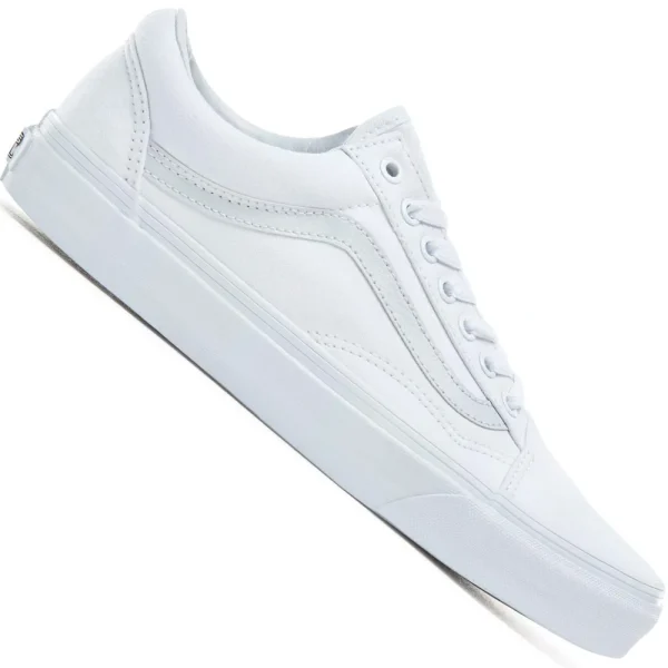 Vans Old Skool Turnschuhe True White Damen, Herren 1