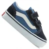 Vans Old Skool Toddler Klettverschluss-Sneaker Navy Kinder 20