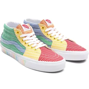 Vans Sk8-Mid Schuhe (Pride) Multi/True White Damen, Herren 16