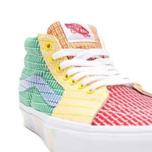 Vans Sk8-Mid Schuhe (Pride) Multi/True White Damen, Herren 18