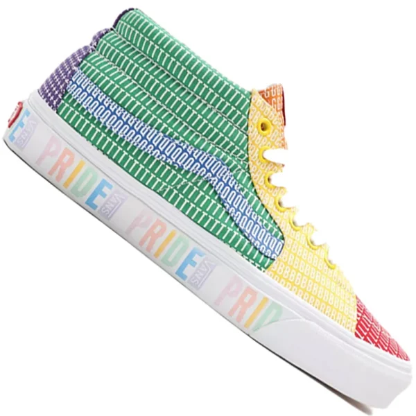 Vans Sk8-Mid Schuhe (Pride) Multi/True White Damen, Herren 1