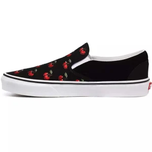 Vans Classic Slip-On Skateschuhe Cherries/Black Damen, Herren 13