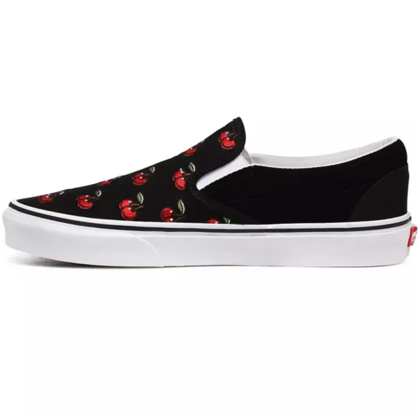 Vans Classic Slip-On Skateschuhe Cherries/Black Damen, Herren 4